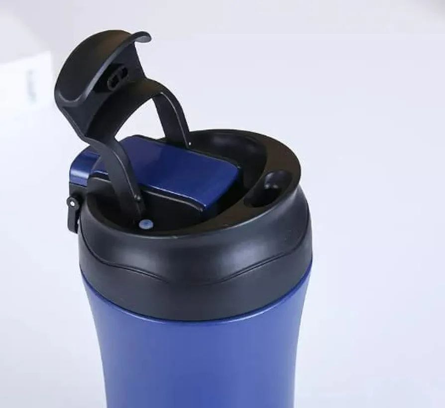 لیوان ترمویی استیل ۱۳ اونسی دربدار مدل COFFEE