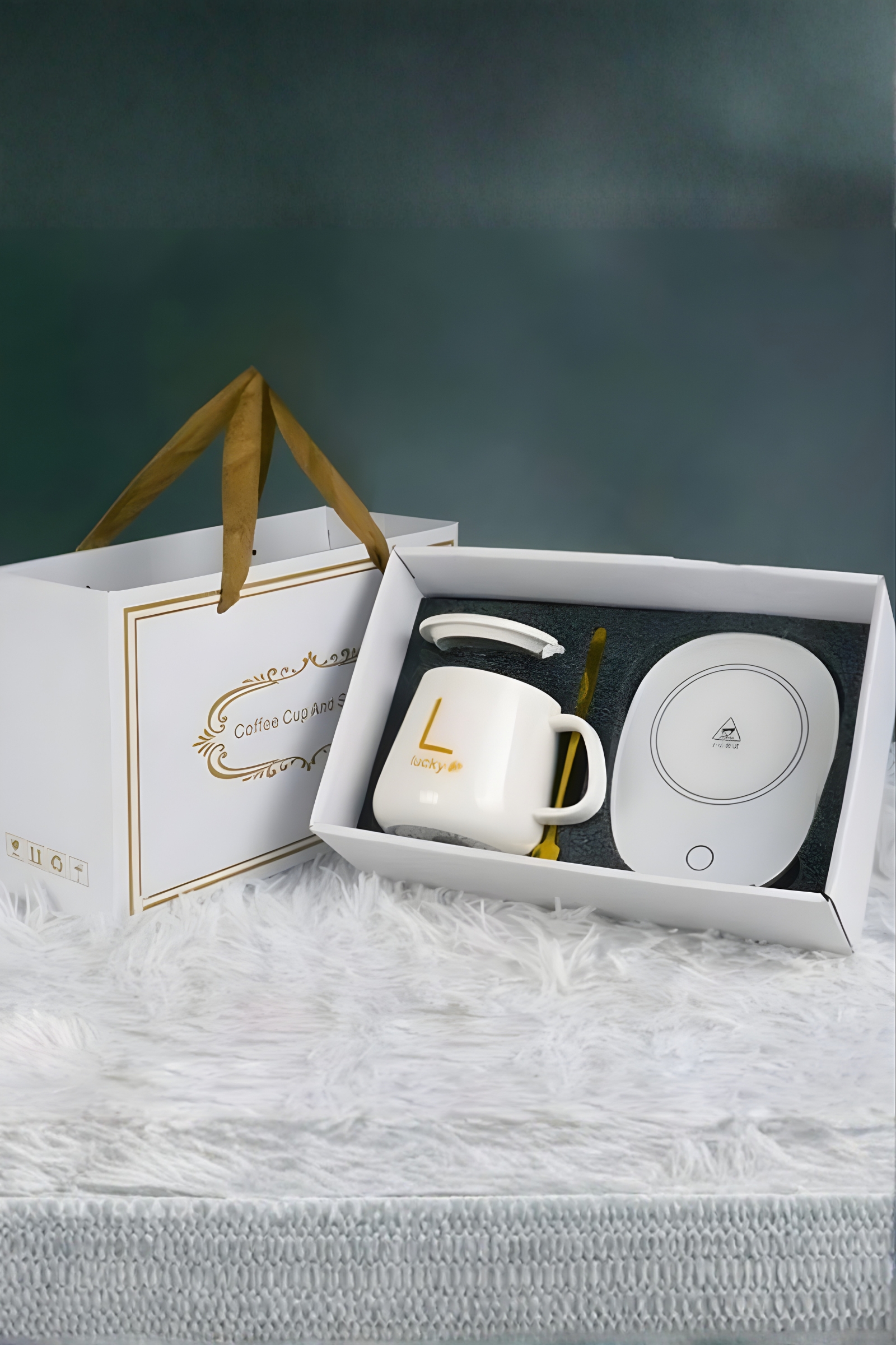 ماگ هیتردار سرامیکی به همراه صفحه گرمکن برقی