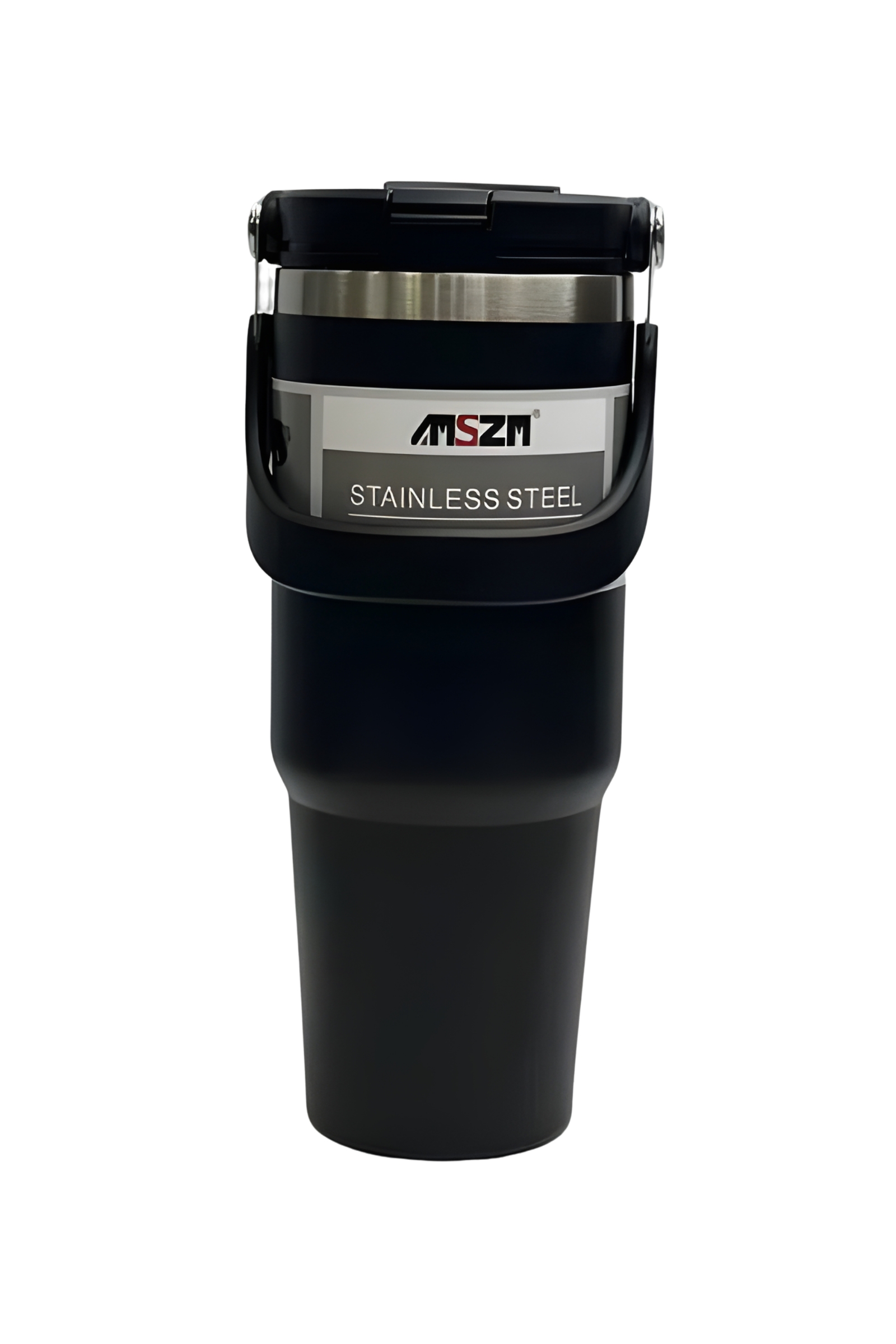 تراول ماگ دوحالته SZM طرح استنلی – دستهدار و نیدار، ظرفیت ۹۰۰ میلیلیتر