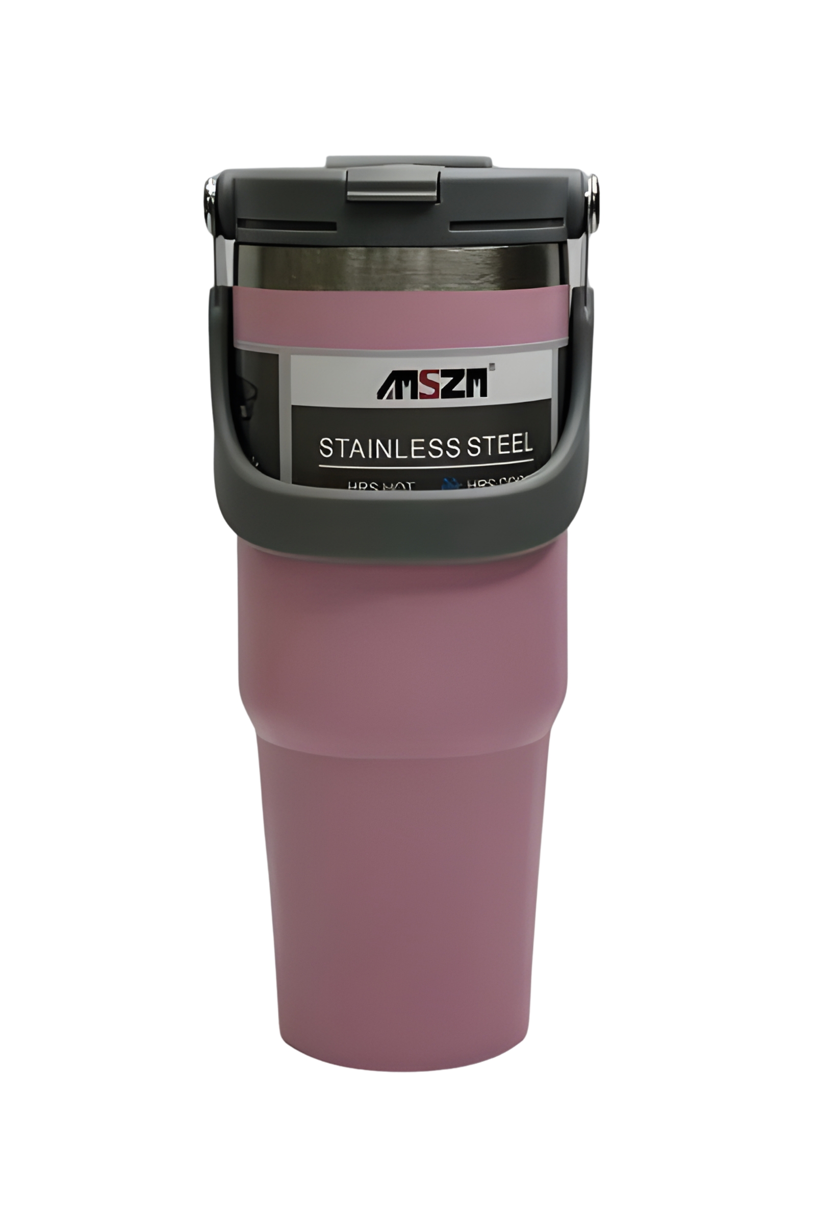 تراول ماگ دوحالته SZM طرح استنلی – دستهدار و نیدار، ظرفیت ۹۰۰ میلیلیتر