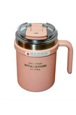 تراول ماگ سیتارایوری ۵۰۰ میلیلیتری – استیل ۳۰۴، دوحالته و دستهدار