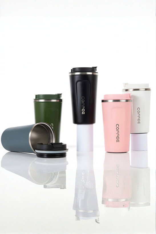 تراول ماگ استیل کافی – 380 / 510 میلیلیتر، ضدخش و سبک