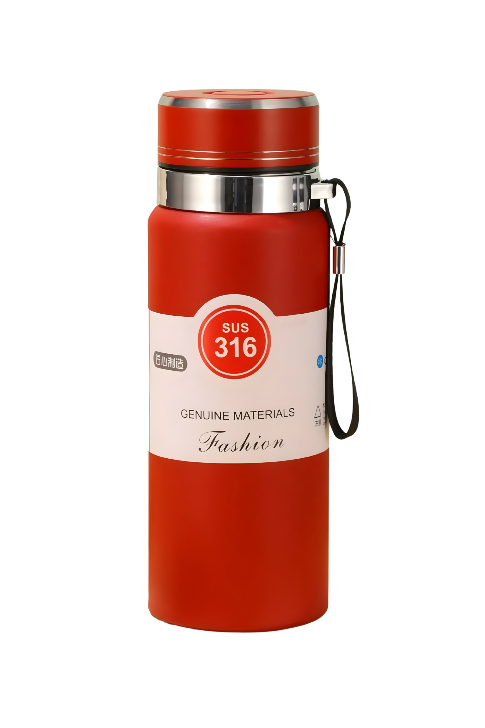 فلاسک استیل SZM ظرفیت ۱ لیتر – استیل ۳۱۶، دوجداره و ضدنشتی