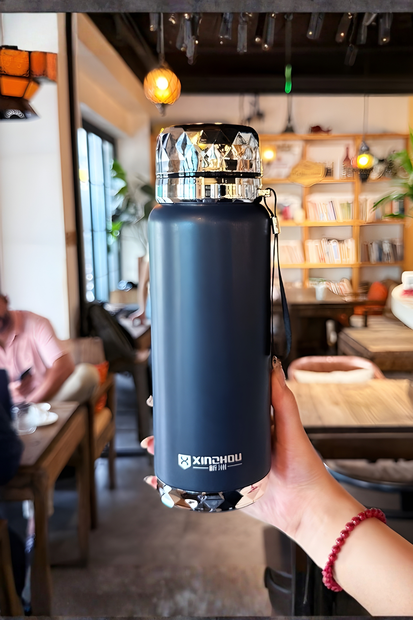 فلاسک استیل بنددار XINZHOU در ظرفیتهای 800 و 1000 میلیلیتر