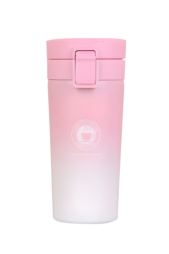 تراول ماگ قفلی پاستلی دو رنگ ظرفیت 380 و 500 میلیلیتر