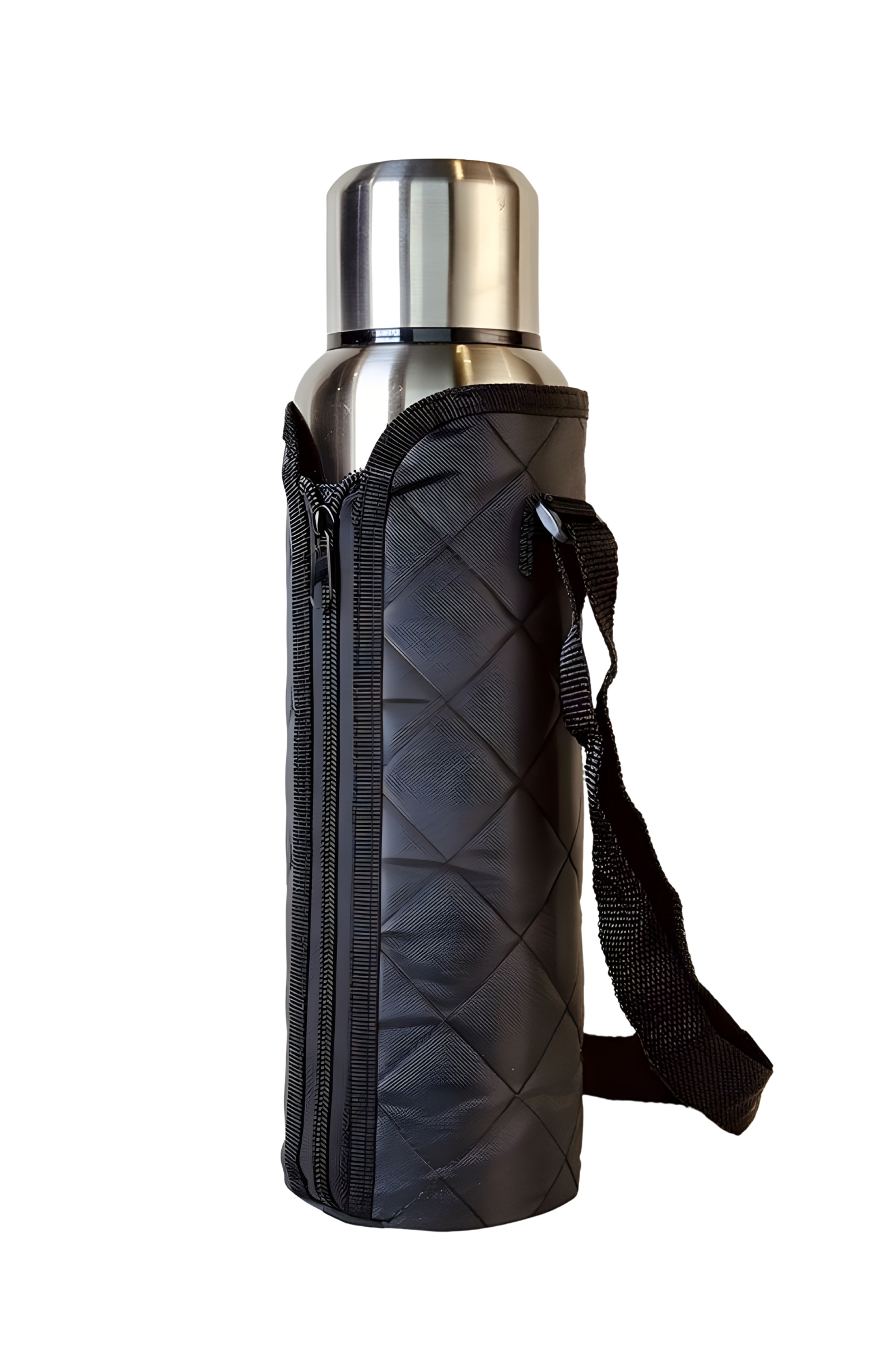 فلاسک استیل دوجداره بنددار JK ظرفیت 500، 750، 1000 و 1500 میلیلیتر