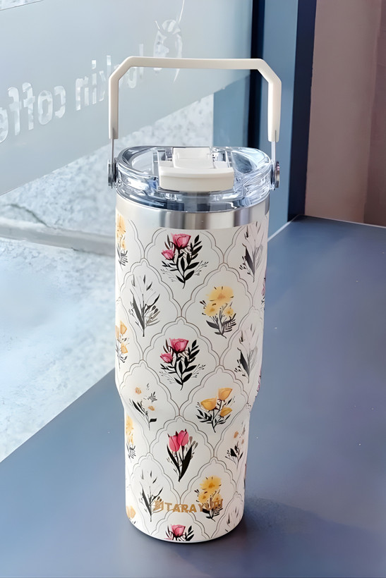 ماگ املر گلدار دستهدار SITARAYURI ظرفیت 900 میلیلیتر – ۶ طرح