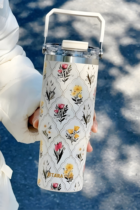 ماگ املر گلدار دستهدار SITARAYURI ظرفیت 900 میلیلیتر – ۶ طرح