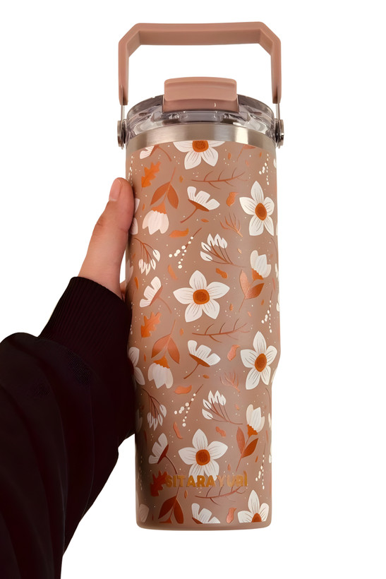 ماگ املر گلدار دستهدار SITARAYURI ظرفیت 900 میلیلیتر – ۶ طرح