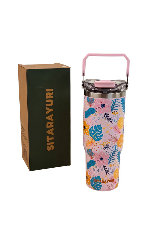 ماگ املر گلدار دستهدار SITARAYURI ظرفیت 900 میلیلیتر – ۶ طرح