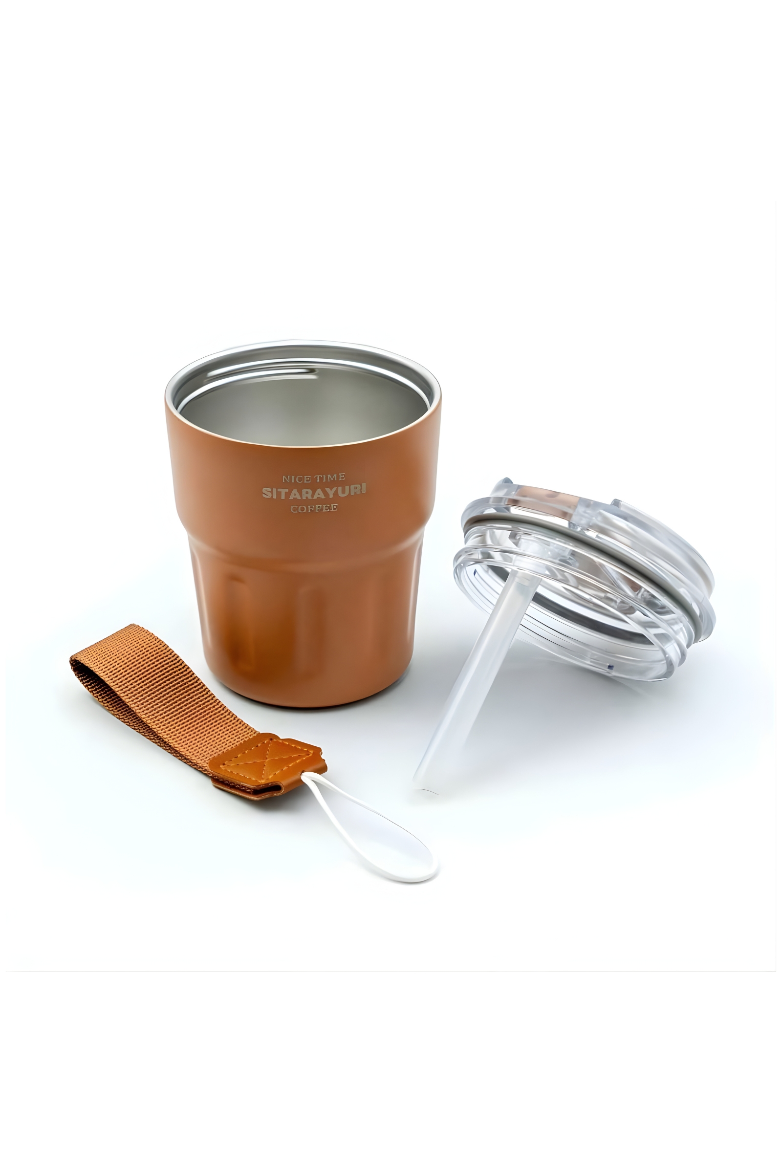 تراول ماگ استیل دوجداره سیتارایوری مدل NICE TIME ظرفیت 290/360/600 میلیلیتر