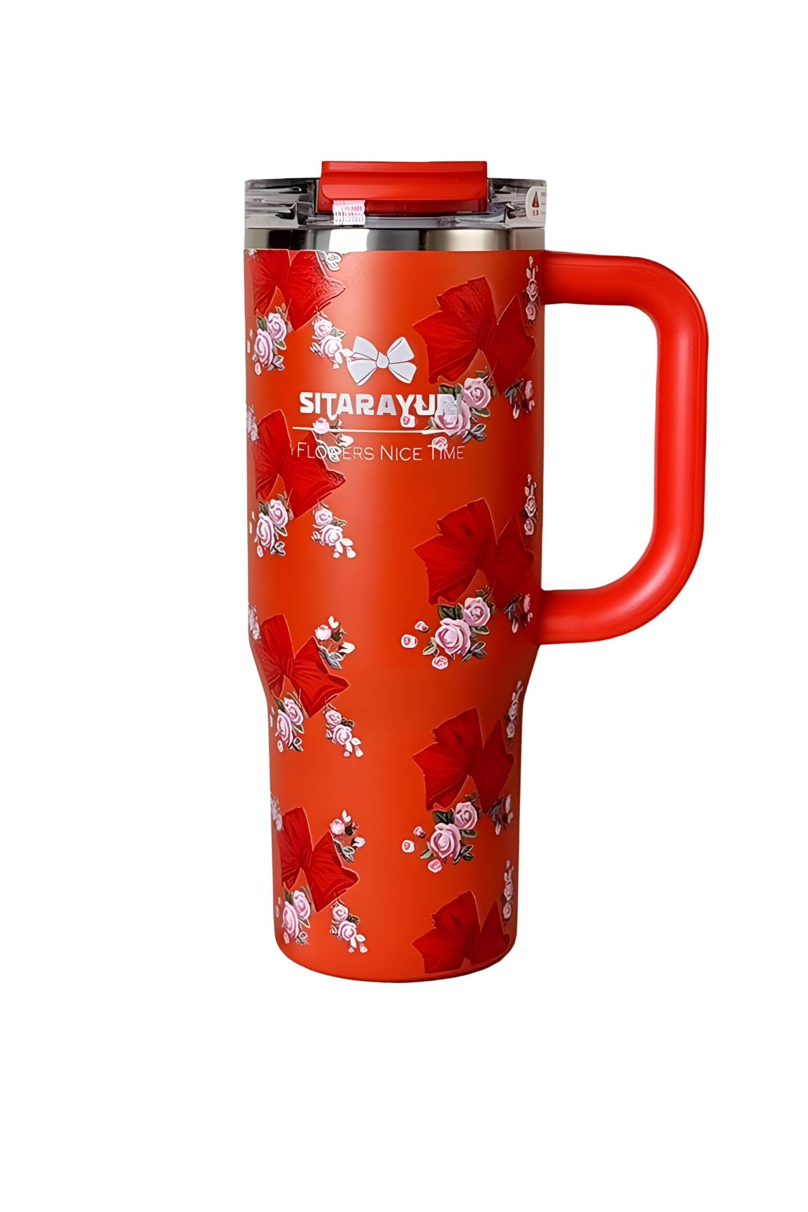 تراول ماگ فانتزی استیل دوجداره سیتارایوری مدل دوحالته ظرفیت 900 میل