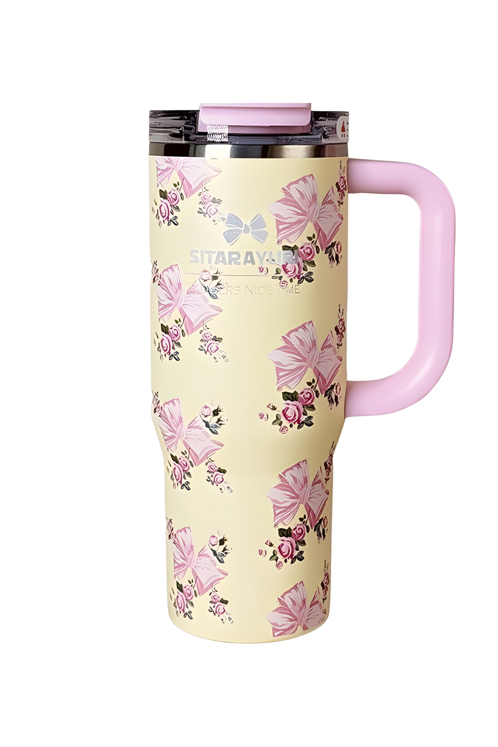 تراول ماگ فانتزی استیل دوجداره سیتارایوری مدل دوحالته ظرفیت 900 میل