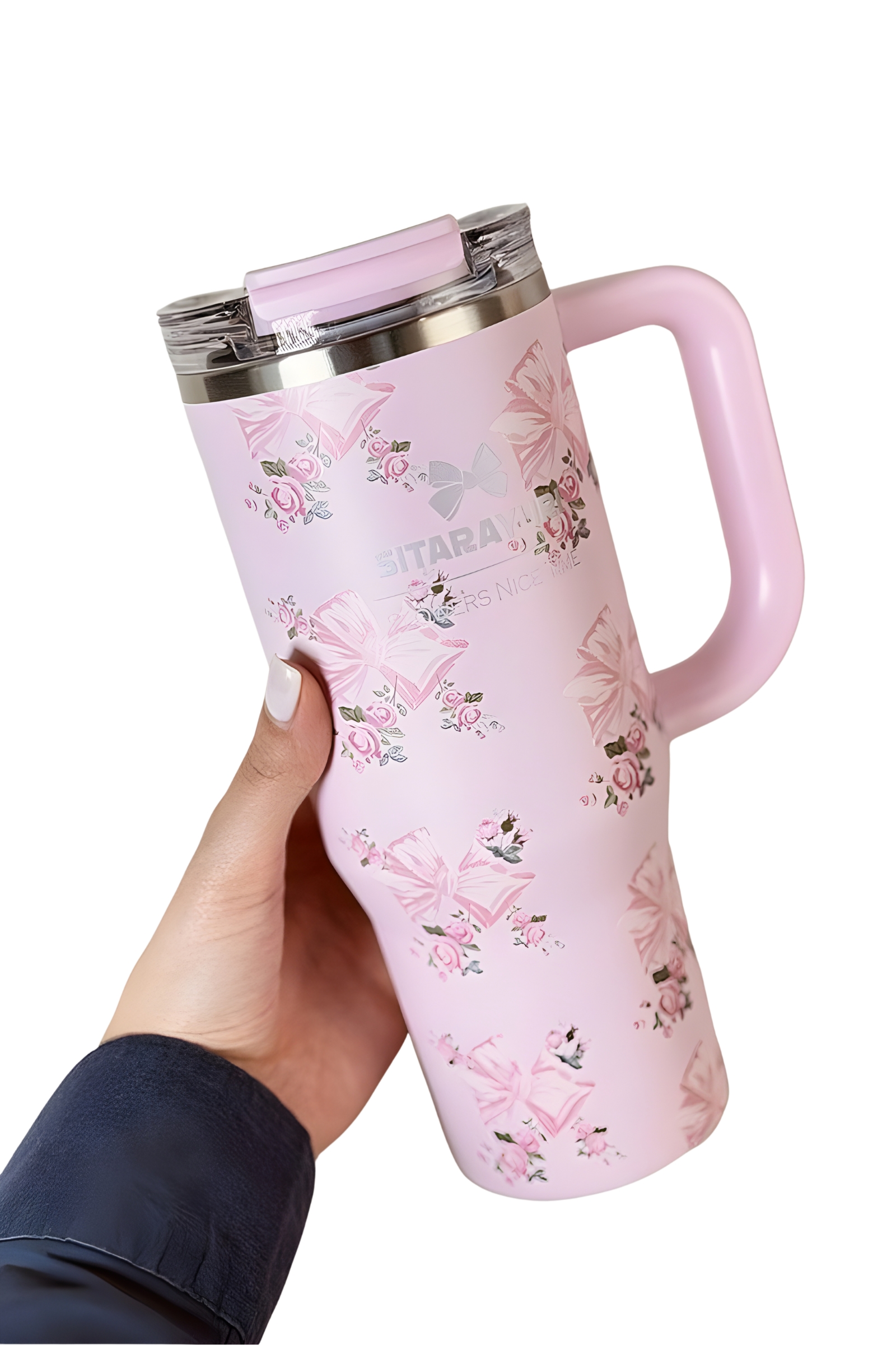 تراول ماگ فانتزی استیل دوجداره سیتارایوری مدل دوحالته ظرفیت 900 میل