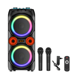 اسپیکر قابلحمل بلوتوثی مدل ZQS10218 با نور RGB و میکروفون بیسیم