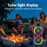 اسپیکر قابلحمل بلوتوثی مدل ZQS12203 با نور RGB و میکروفون بیسیم