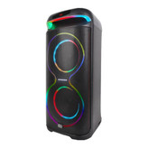 اسپیکر قابلحمل بلوتوثی مدل ZQS8258 با نور RGB و دو میکروفون بیسیم