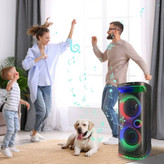 اسپیکر قابلحمل بلوتوثی مدل ZQS8249 با نور RGB و میکروفون بیسیم