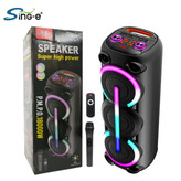 اسپیکر قابلحمل بلوتوثی مدل ZQS8313 با نور RGB و میکروفون بیسیم