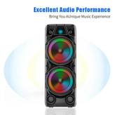 اسپیکر قابلحمل بلوتوثی مدل ZQS8210 با نور RGB و میکروفون بیسیم