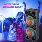 اسپیکر قابلحمل بلوتوثی مدل ZQS8210 با نور RGB و میکروفون بیسیم