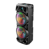 اسپیکر قابلحمل بلوتوثی مدل ZQS8210 با نور RGB و میکروفون بیسیم