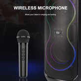 اسپیکر قابلحمل بلوتوثی مدل ZQS8255 با نور RGB و میکروفون بیسیم