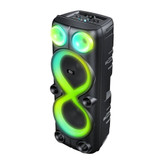 اسپیکر قابلحمل بلوتوثی مدل ZQS8238 با نور RGB و دو میکروفون بیسیم