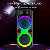 اسپیکر قابلحمل بلوتوثی مدل ZQS8275 با نور RGB و میکروفون سیمی