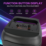 اسپیکر قابلحمل بلوتوثی مدل ZQS8229 با نور RGB و میکروفون بیسیم