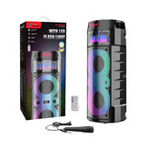اسپیکر قابلحمل بلوتوثی مدل ZQS6221 با نور RGB و میکروفون سیمی